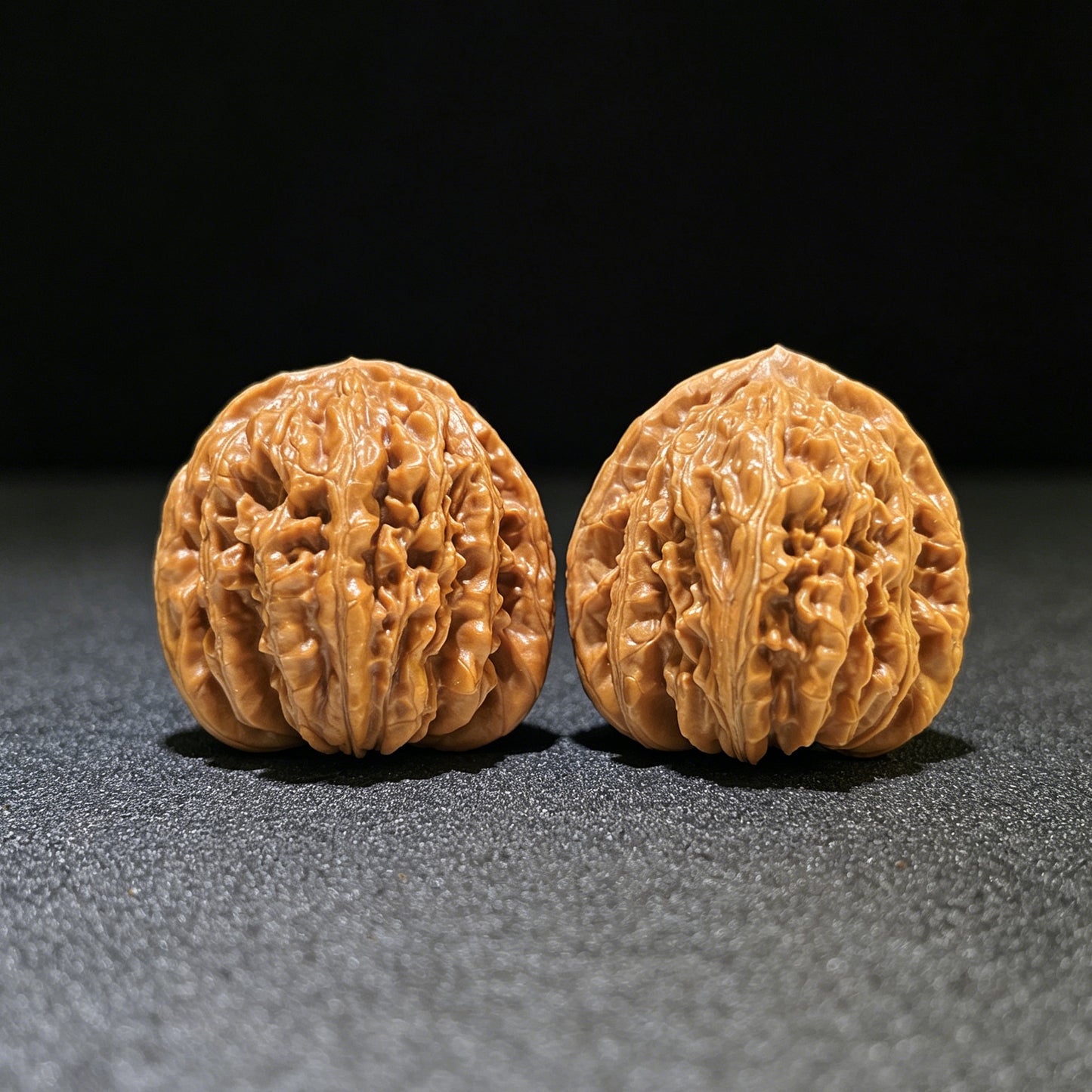 "Four-Story Tower" Sizuolou Wenwan Walnuts (Pair) | 42.0mm x 38.0mm | Stock ID: SZL-1109
