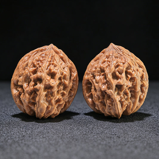 [Boutique Grade] The "Dagu Stone" (Da Gu Shi) Matched Pair | 42.0mm x 43.0mm | DGS-1201C