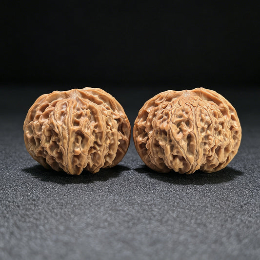 The Premier "Apple Orchard" (Ping Guo Yuan) Ultra-Squat Pair | Boutique Grade | 44.0mm x 37.0mm | PGY-403