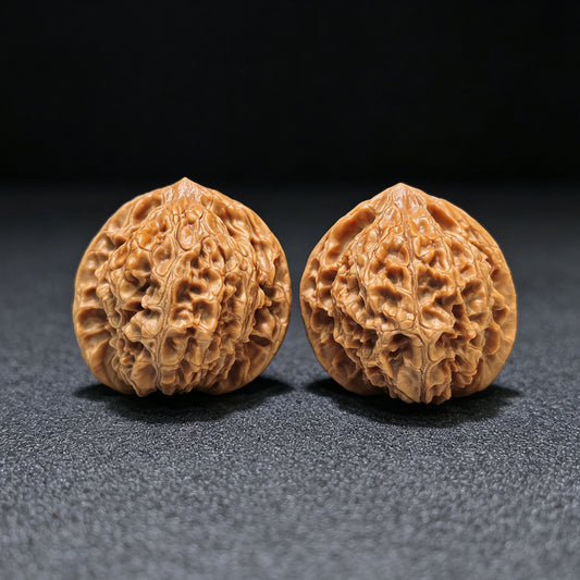 „Goldener Kylin“ Jinqilin Wenwan Walnüsse (Paar) | 41,0 mm x 38,0 mm | Artikelnummer: JQL-1403