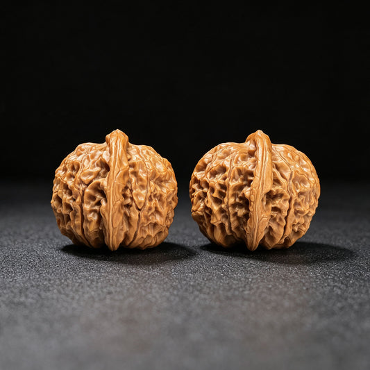 "Golden Qilin" Jin Qilin JQL-SY1F6 Low-Profile Wenwan Walnuts Pair | 42.0mm x 42.0mm | JQL-SY1F6