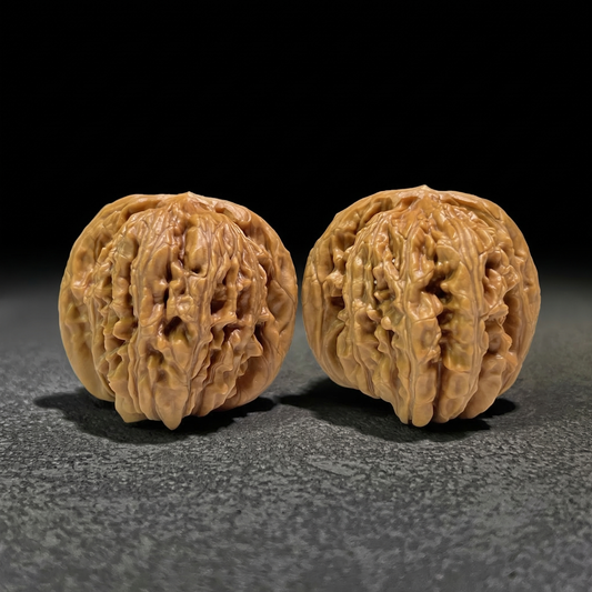 The "Si Zuo Lou" Lion's Head Pair | 38.0mm x 38.0mm | SZL-402