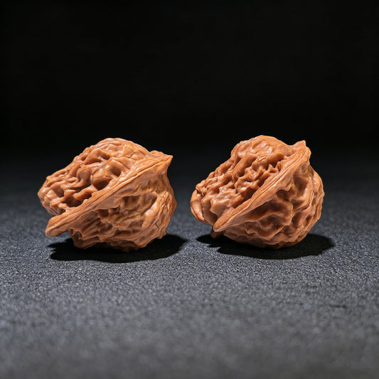 The "Panshan Dolphin" (Xiao Hai Tun) Collector’s Pair | 35.0mm x 31.0mm | XHT-1201E