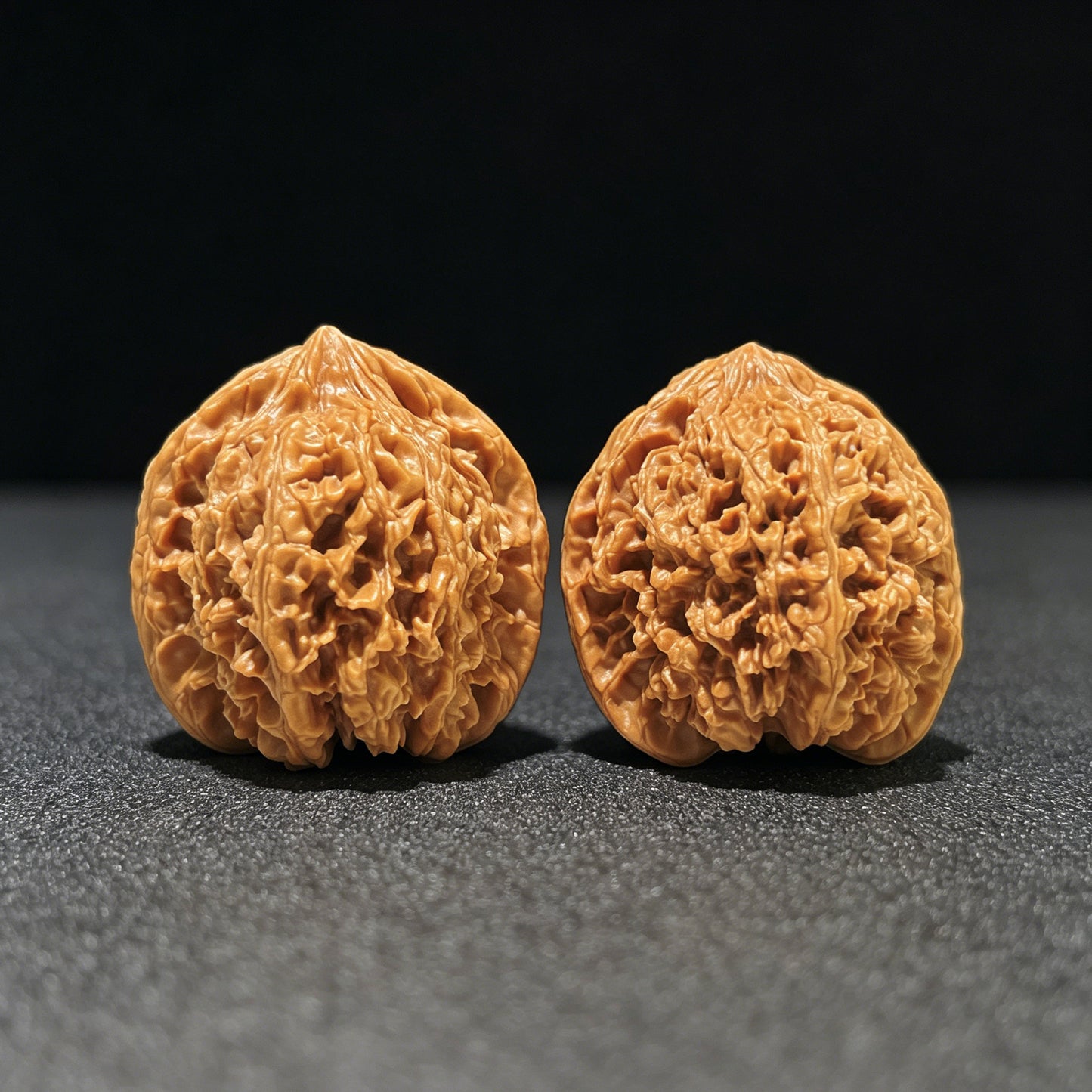 The "Pinggu Gold Ingot" (Pinggu Yuanbao) Premium Symmetric Pair | 37.0mm x 37.0mm | 1:1 Perfect Isometric Format | PGYB-1102