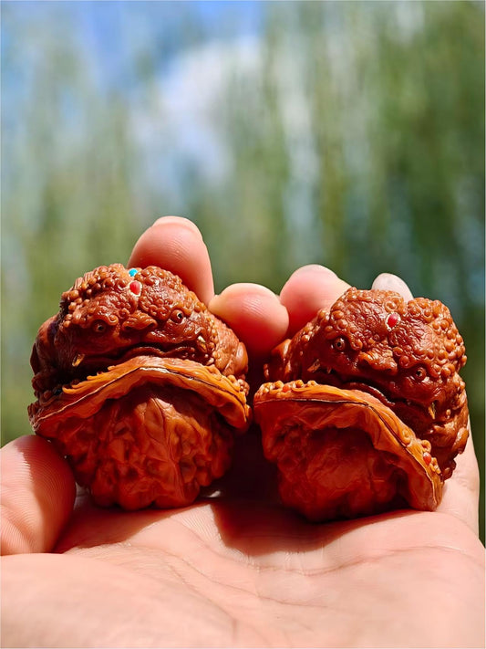 The Masterpiece Collection: Hand-Carved "Golden Money Toad" (1 of 1)