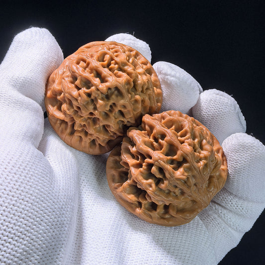 The "Qin Men" (Classic Squat) Matched Pair | 38.0mm x 38.0mm | QM-1201C