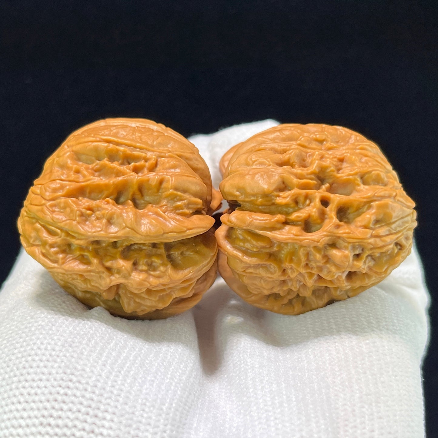 The "Blizzard Snake-Skin Texture" (Bao Xue She Pi) Deep-Belly Compact Pair | 35.0mm x 36.0mm | BXSP-1001