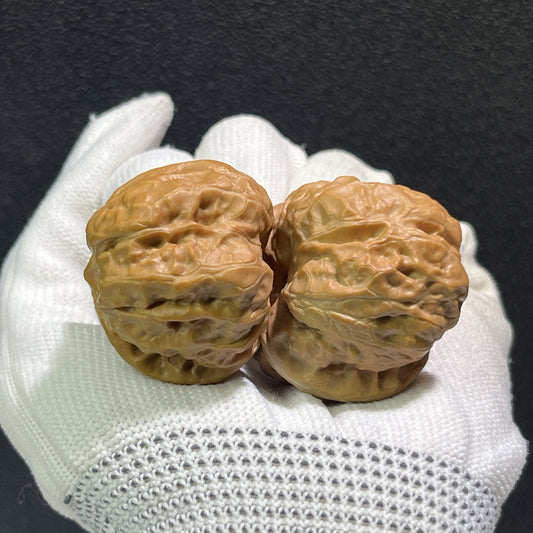 The "Toad Head" (Ha Ma Tou) Pair | 36.0mm x 39.0mm | HMT-404