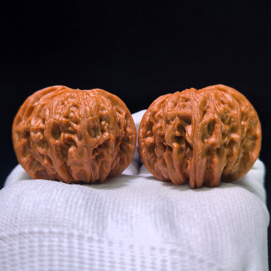 The "Millstone" (Mo Pan Lion Head) Perfectly Balanced Boutique Pair | 45.0mm x 43.0mm | MP-1206C