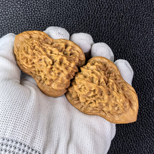 The "Fortune Gourd" (Hu Lu) Pair | 42.0mm x 43.0mm | FLHL-05