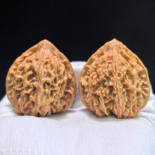 The Classic "Triangle Chicken Heart" (San Jiao Ji Xin) Balanced Pair | 39.0mm x 39.0mm | JX-704