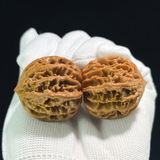 The Petit "Coiling Dragon" (Pan Long Wen) Balanced Fidget Pair | 33.0mm x 33.0mm | PLW-704