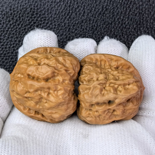 The "Toad Head" (Ha Ma Tou) Pair | 38.0mm x 38.0mm | HMT-007