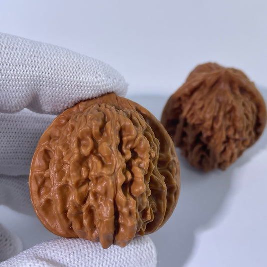 The "King" of Lion Heads | Sizuolou (Four Towers) Walnut Pair 39MM