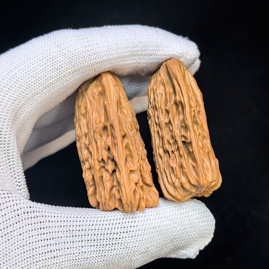 "Gold Bar" Jintiao Pocket Spinner Wenwan Walnüsse Paar | 22.0mm x 22.0mm | JT-C239E
