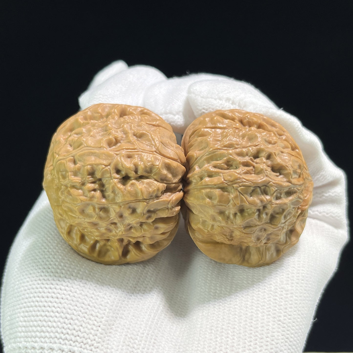 The "Pumpkin Squat" (Nan Gua Dun) Giant Balanced Pair | 42.0mm x 41.0mm | NGD-701