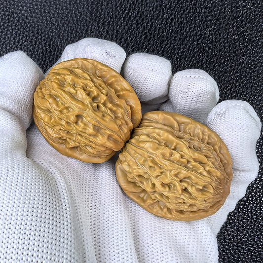 The "Si Zuo Lou" Lion Head Pair | 34.0mm x 35.0mm | SZL-1007