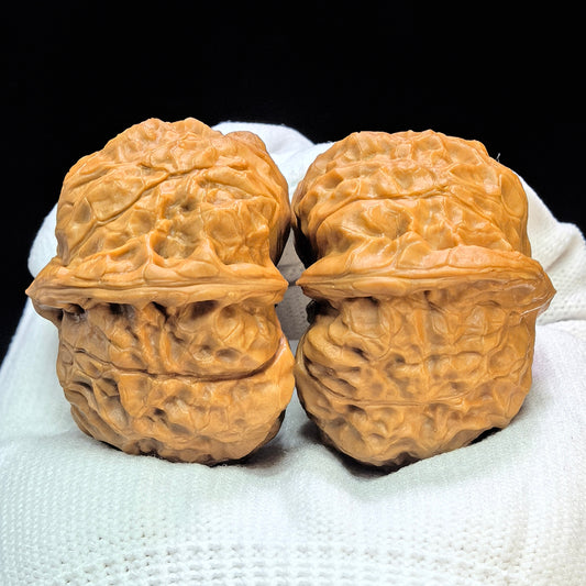 "Little Pumpkin" Xiao Nangua NGD-1501C Low-Profile Wenwan Walnuts Pair | 41.0mm x 43.0mm | NGD-1501C