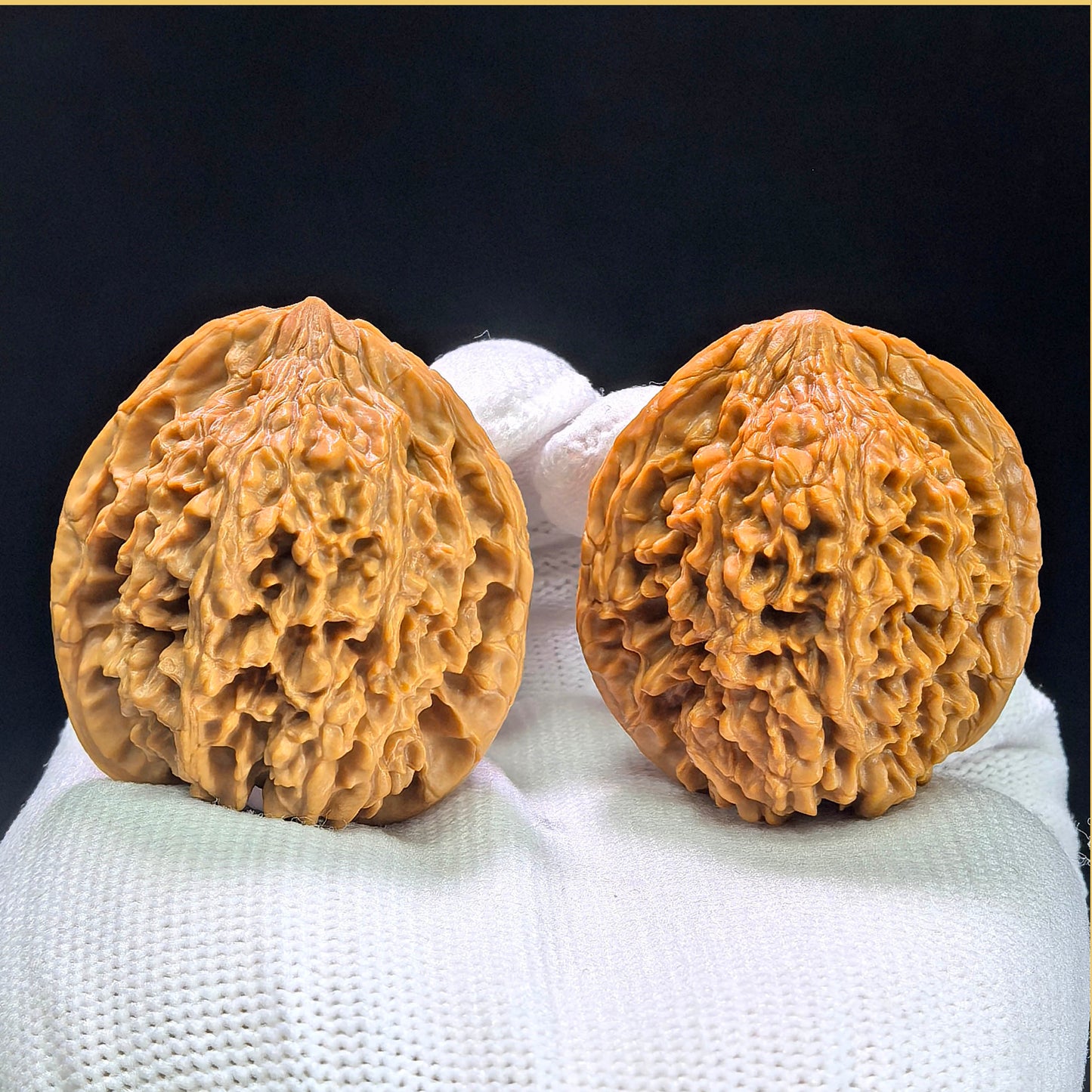 "Starry Sky" Mantianxing Low-Profile Wenwan Walnuts Pair | 36.0mm x 34.0mm | MTX-1403