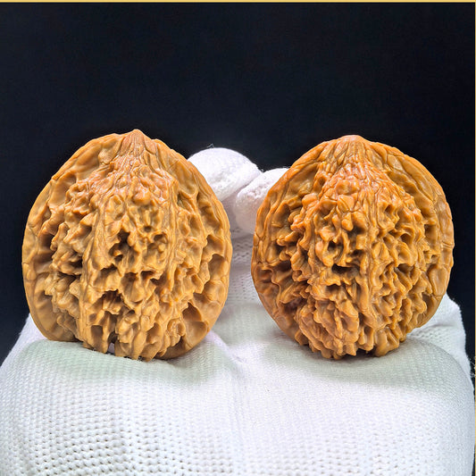 "Starry Sky" Mantianxing Low-Profile Wenwan Walnuts Pair | 36.0mm x 34.0mm | MTX-1403