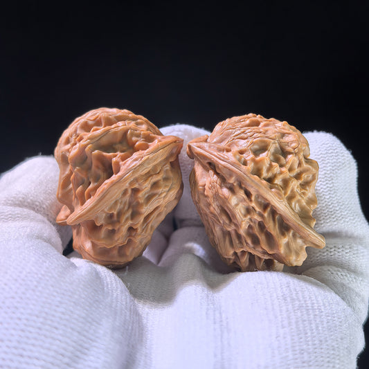 The "Dolphin" (Xiao Hai Tun) Rare Morphological Pair | 32.0mm x 33.0mm | XHT-1202E