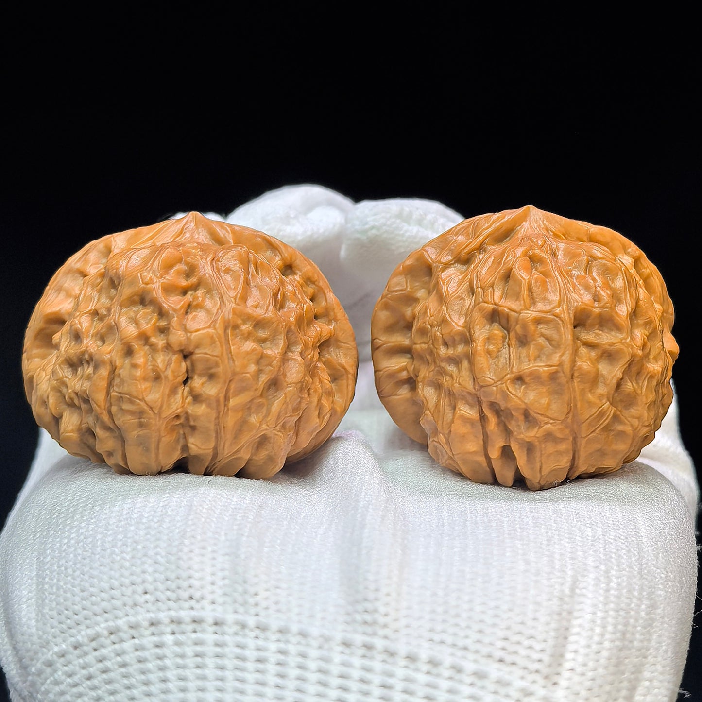 "Little Pumpkin" Xiao Nangua NGD-1501C Low-Profile Wenwan Walnuts Pair | 41.0mm x 43.0mm | NGD-1501C