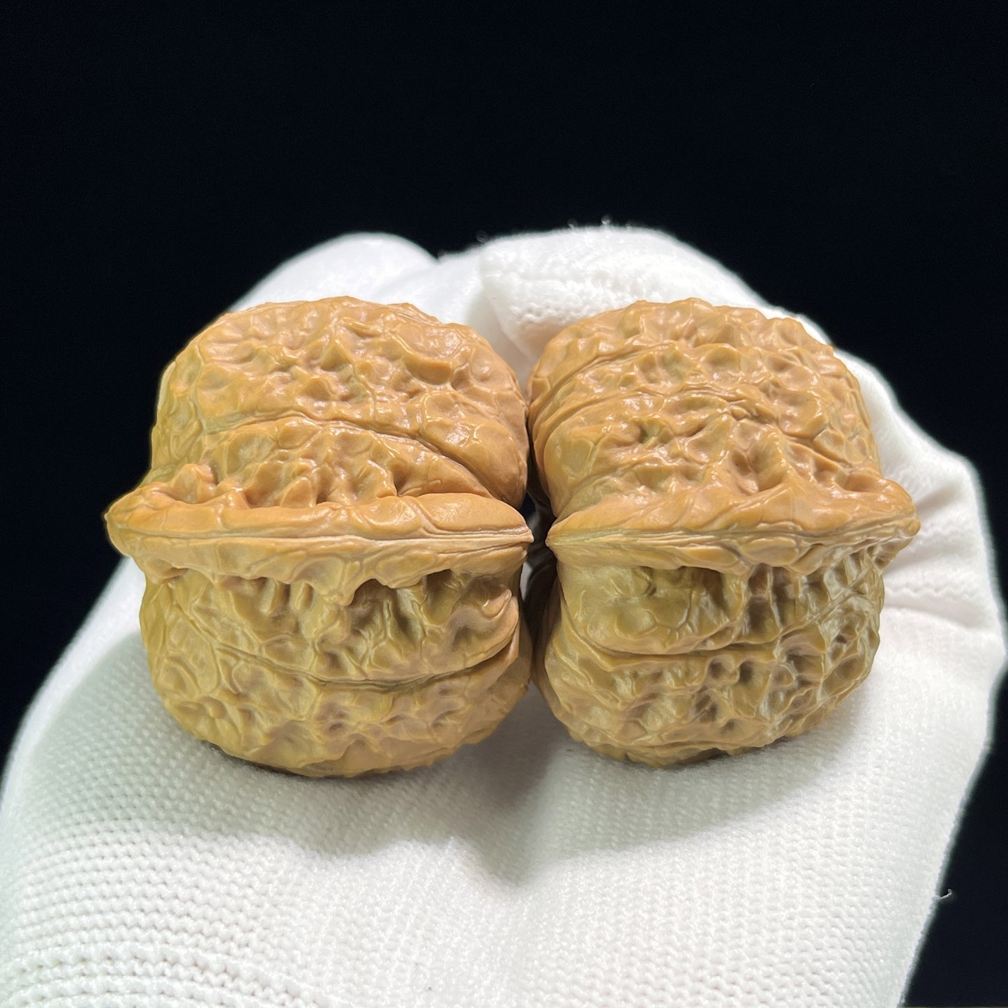 The "Pumpkin Squat" (Nan Gua Dun) Giant Balanced Pair | 42.0mm x 41.0mm | NGD-701