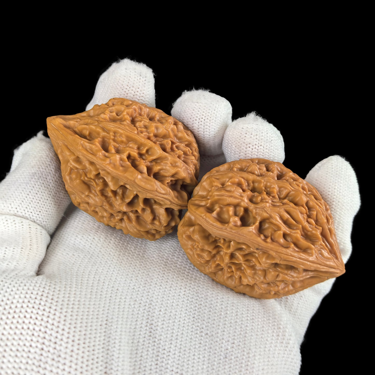 The "Chilong Chicken Heart" (Red Dragon Jixin) Pair | 45.0mm | BBJX-104