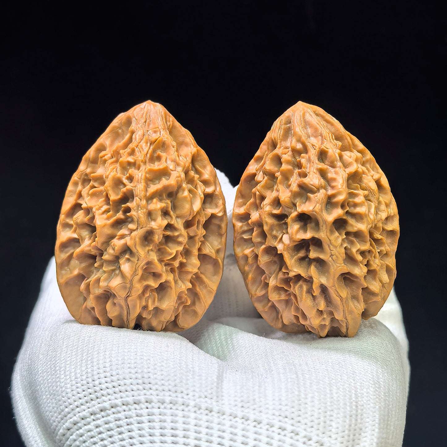"Fortune Mouse" Zhaocai Shu ZCS-1601 Wenwan Walnuts Pair | 37.0mm x 39.0mm | ZCS-1601