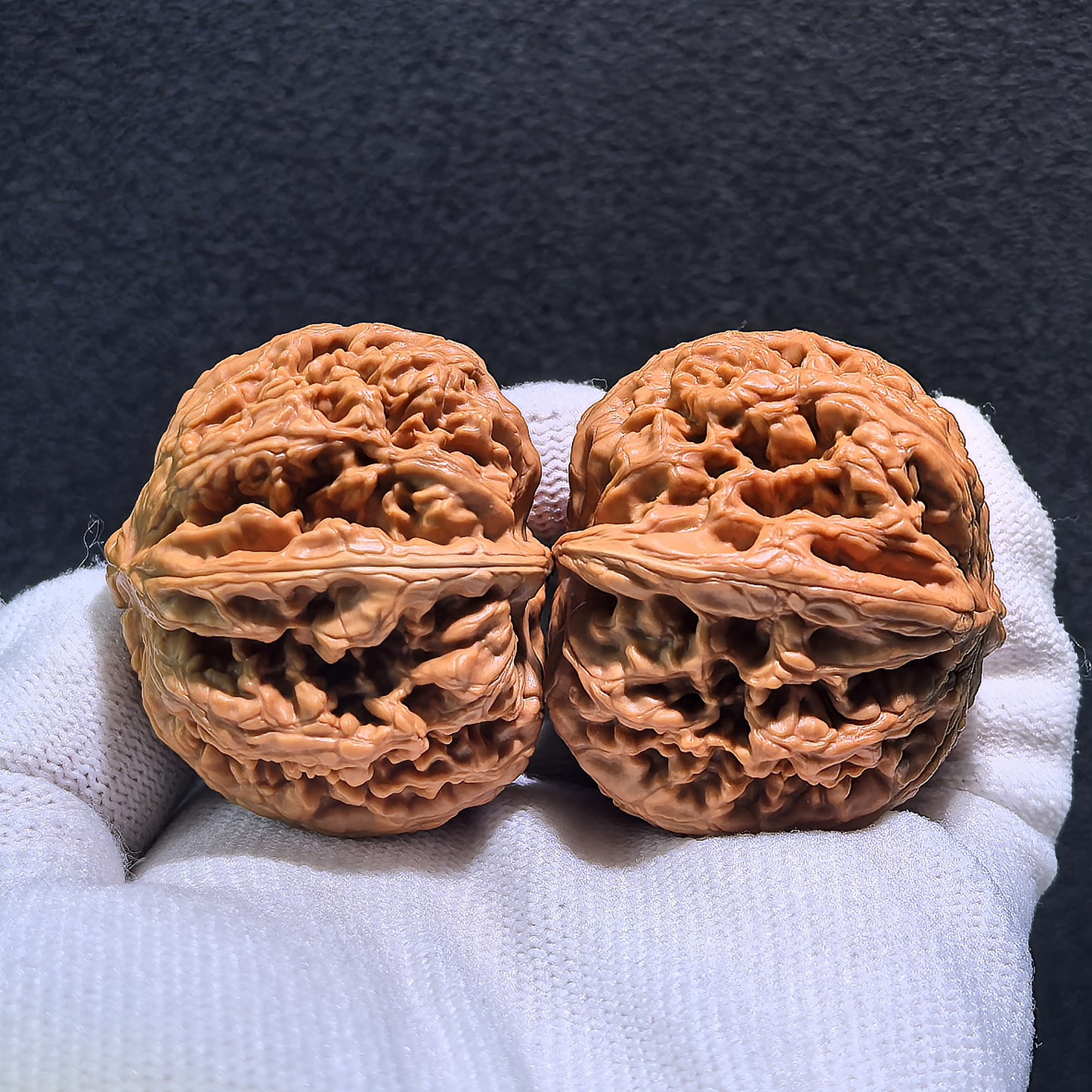 The "Thick Ridge - Smooth Sailing" (Cu Jin - Yi Fan Feng Shun) Pair | 40.0mm x 42.0mm | CJ-404