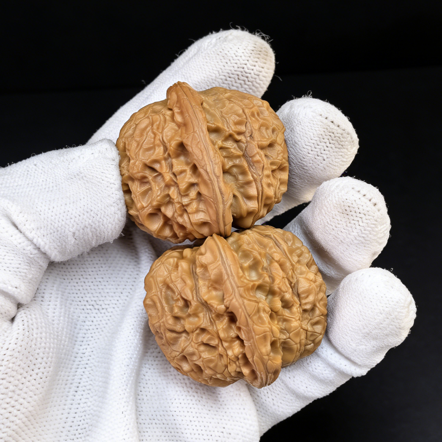 The "Blood Kirin" (Xue Qilin) – Thick Edge & Wild "Shredded" Texture | 43mm Collector’s Pair