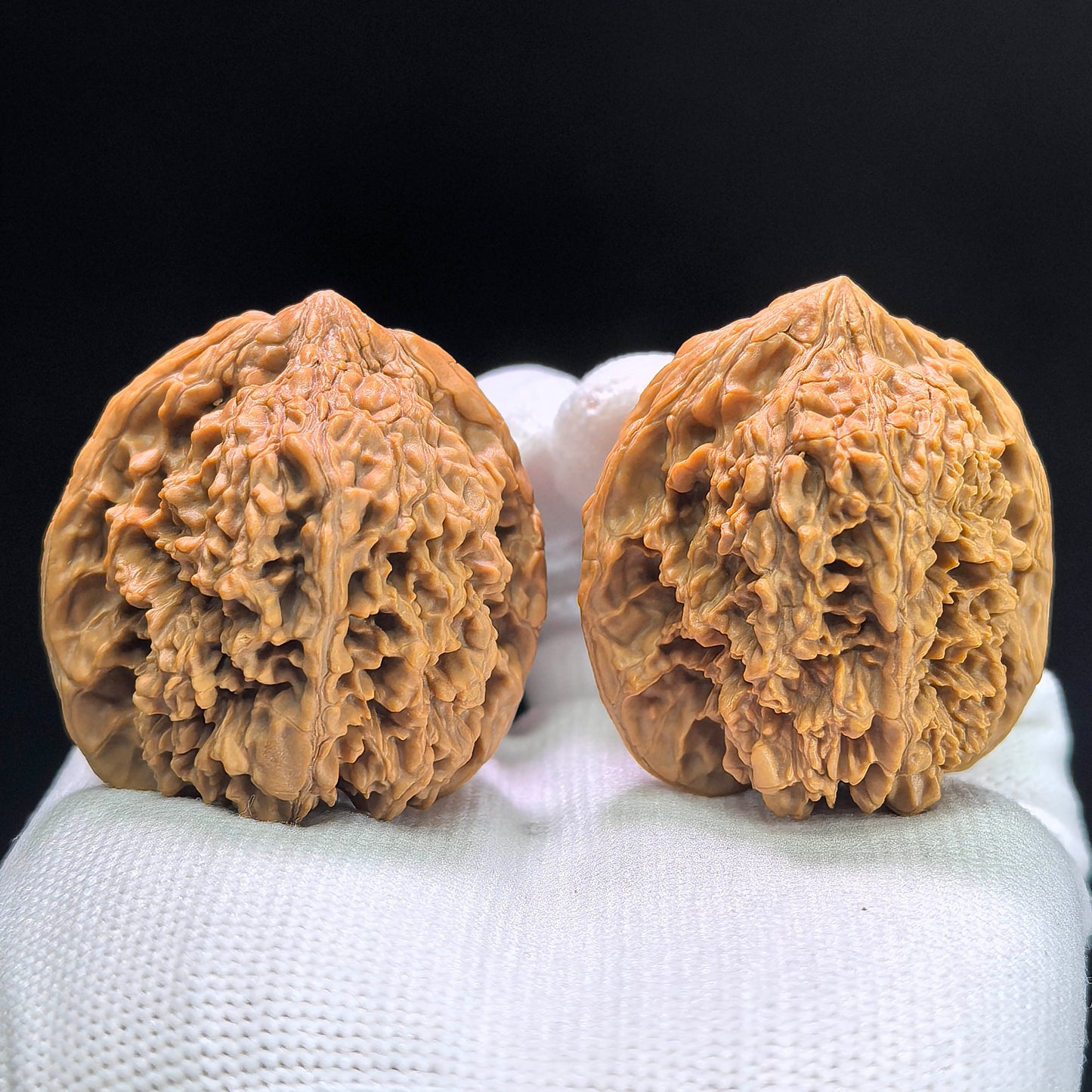 "Starry Sky" Mantianxing Wenwan Walnuts (Pair) | 40.0mm x 40.0mm | Stock ID: MTX-1401