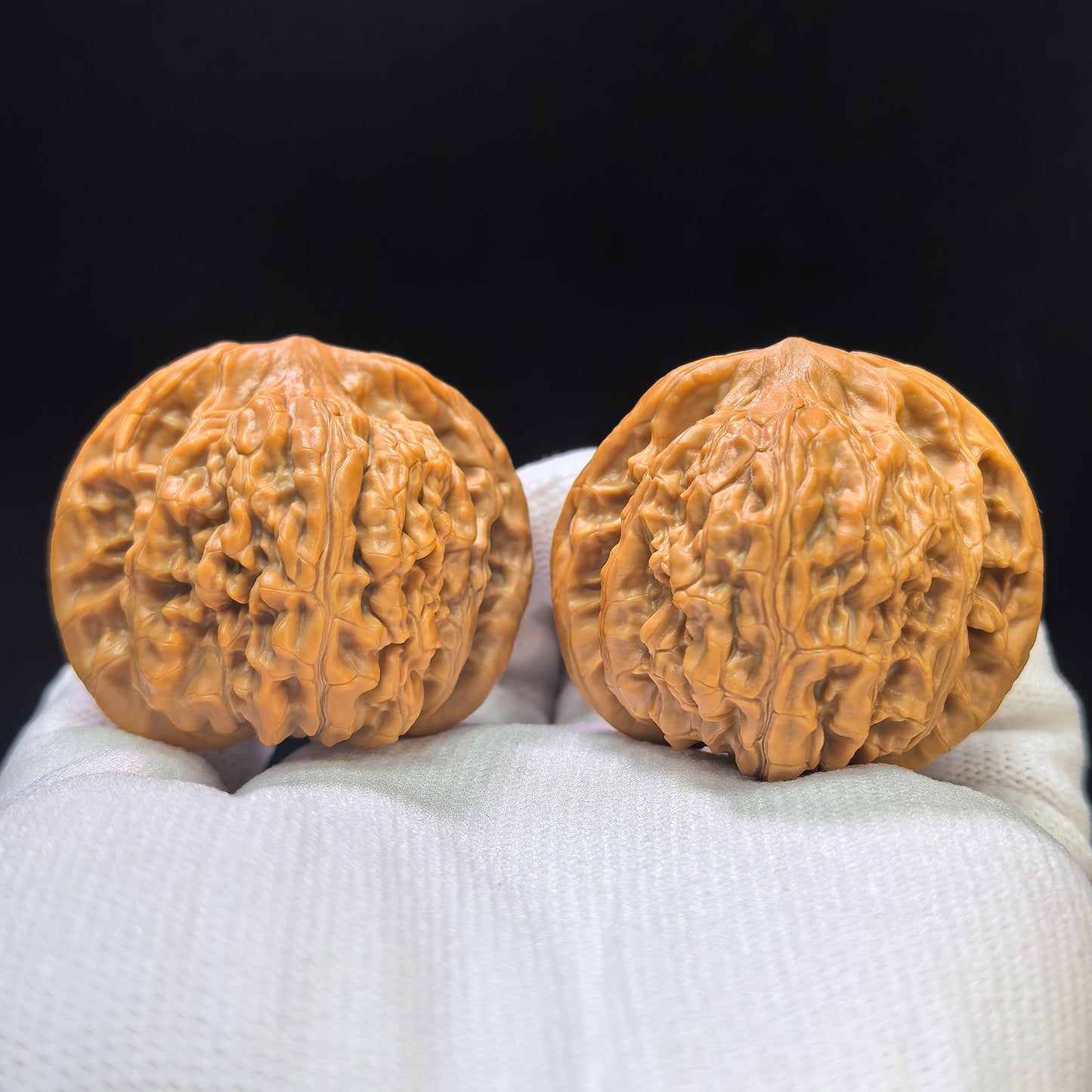 "Shuiquangou Prince Hat" Shuiquangou Gongzimao Wenwan Walnuts Pair | 42.0mm x 37.0mm | SQGGZM-01SY