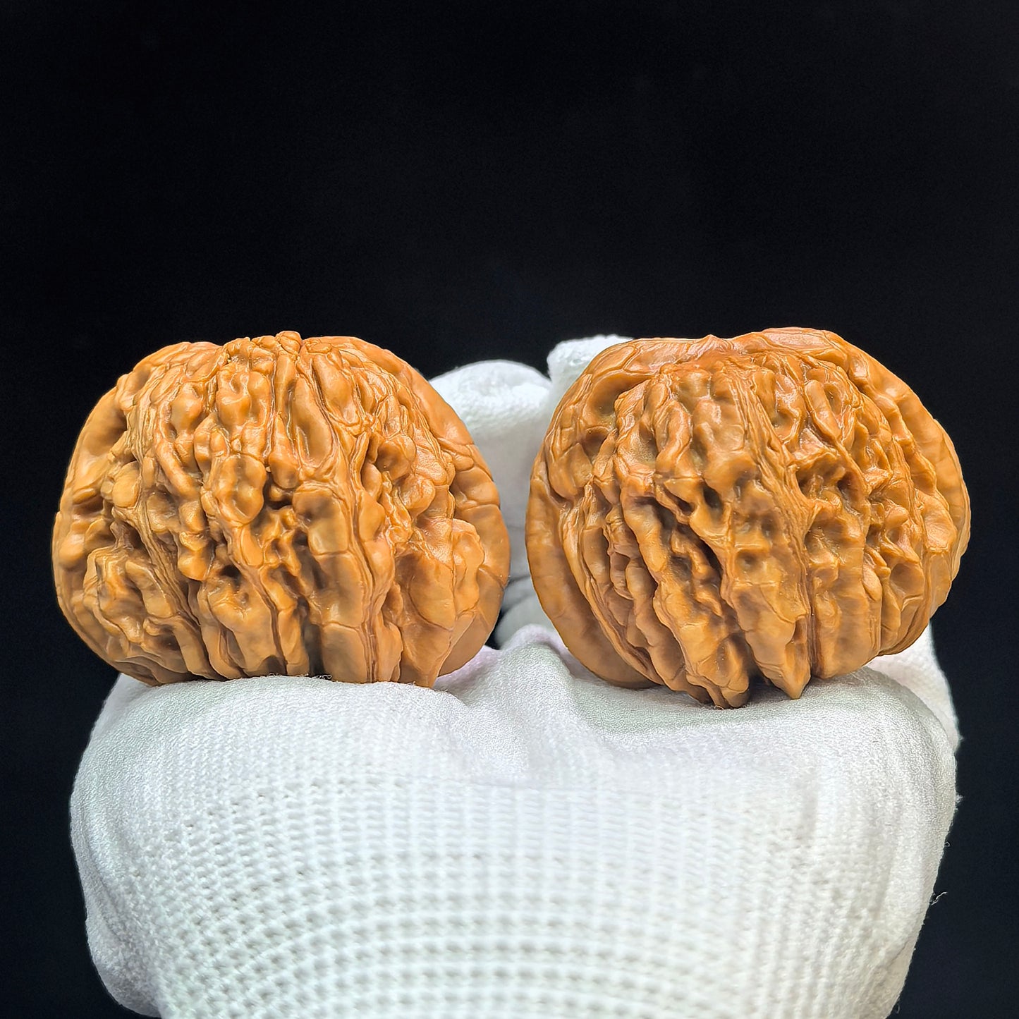 "Huakun Dragon" Hua Kun Long Wenwan Walnuts (Pair) | 48.0mm x 47.0mm | Stock ID: HKL-1505C