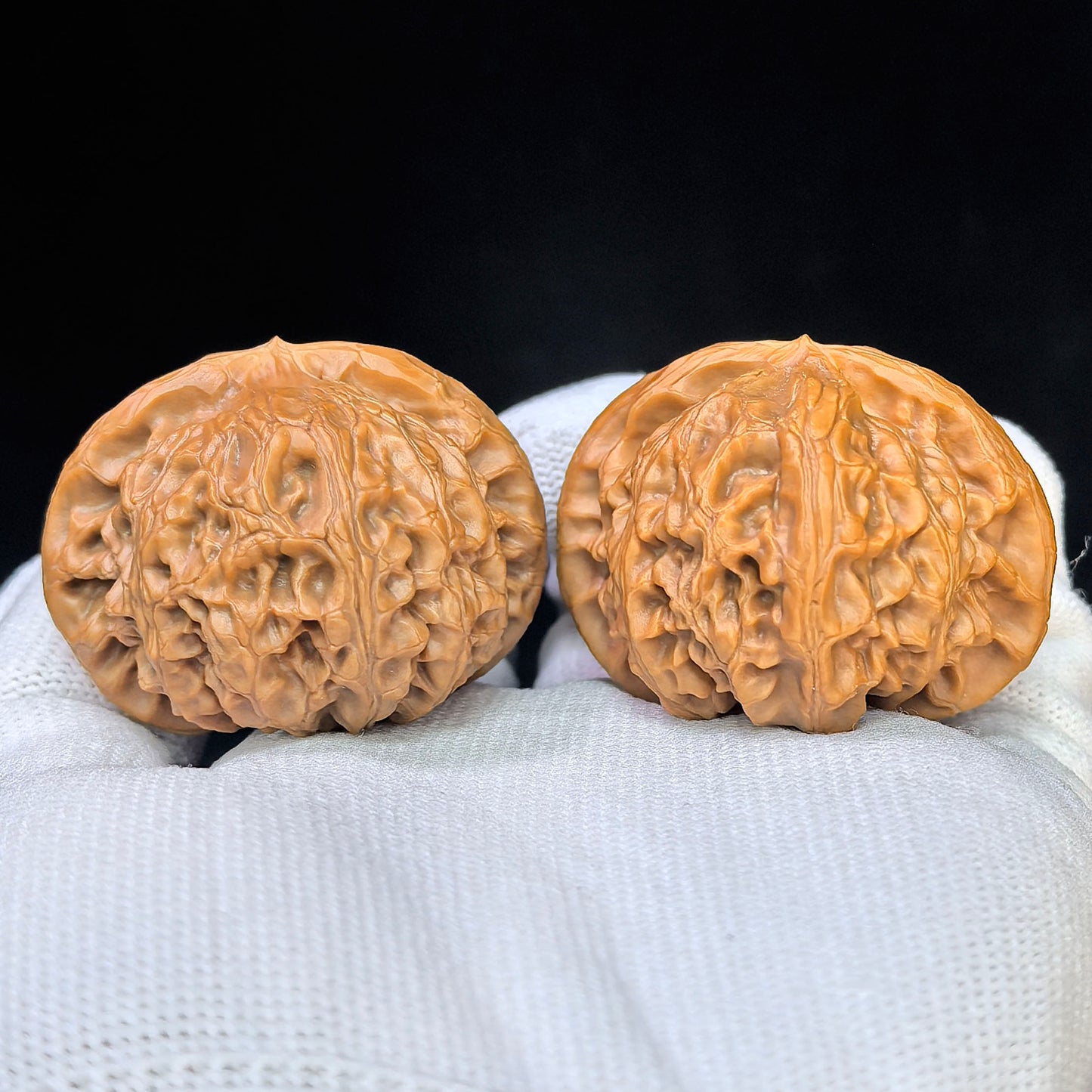 "Palace Lantern" Gongdeng GD-17E6 Low-Profile Wenwan Walnuts Pair | 42.0mm x 40.0mm | GD-17E6