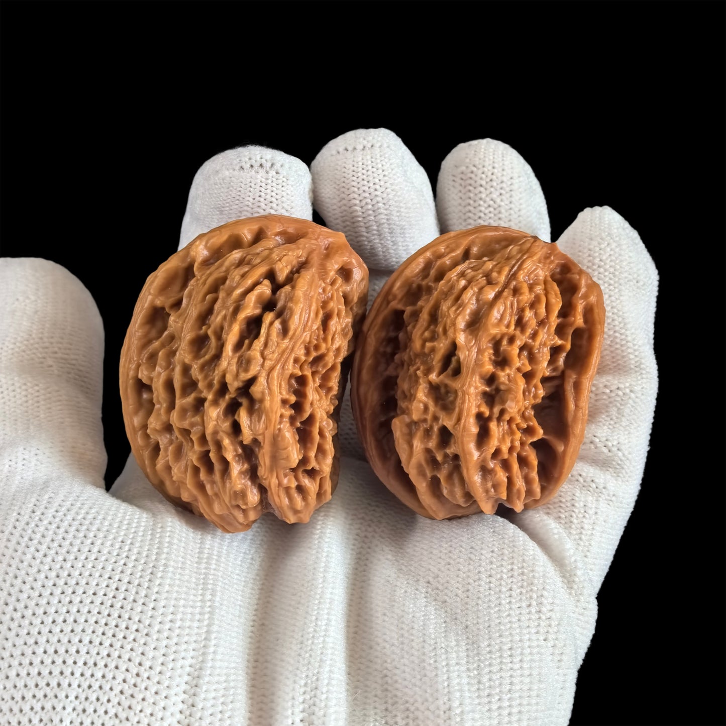 The "Half-Wall White Lion" (Banbi Bai Shizi) Pair | 42.0mm | BBBSZ-03