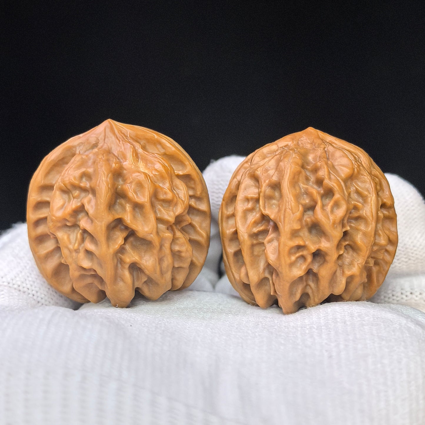 "Cao Great Dragon" Cao Dalong CDL-17D5 Low-Profile Wenwan Walnuts Pair | 35.0mm x 36.0mm | CDL-17D5
