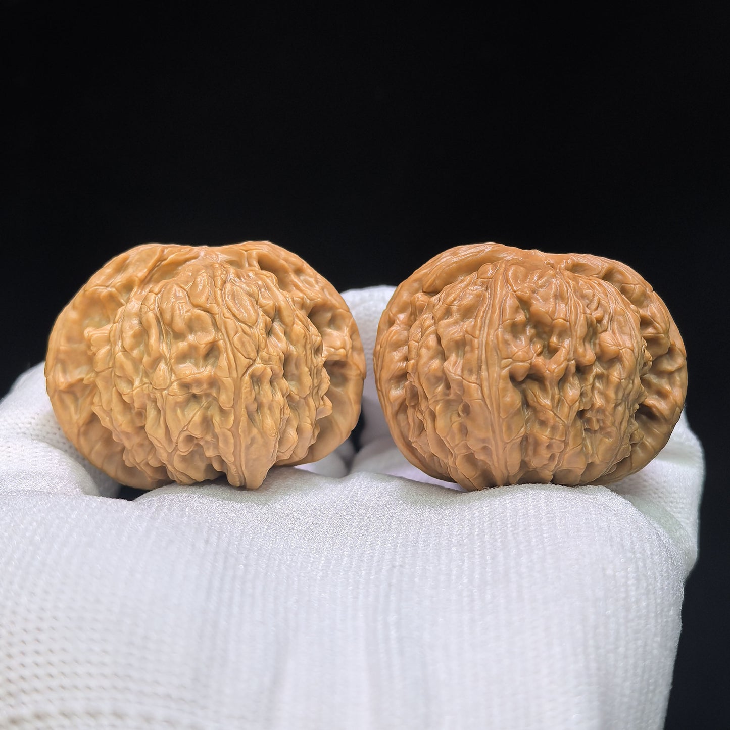 "Millstone" Mopan Wenwan Walnuts Pair | 42.0mm x 39.0mm | MP-1501C