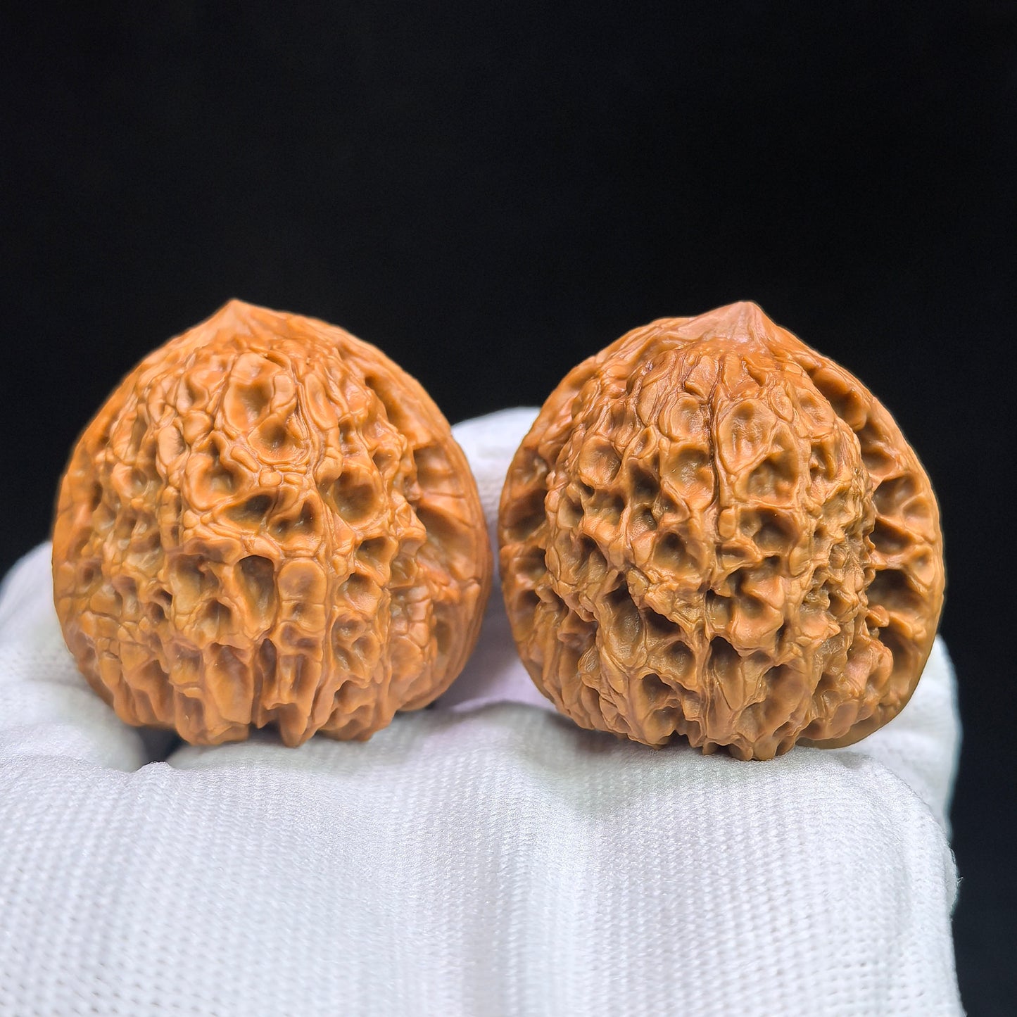 "Grand Reunion / Great Sphere" Datuanyuan DTY-17C6C Low-Profile Wenwan Walnuts Pair | 41.0mm x 41.0mm | DTY-17C6C