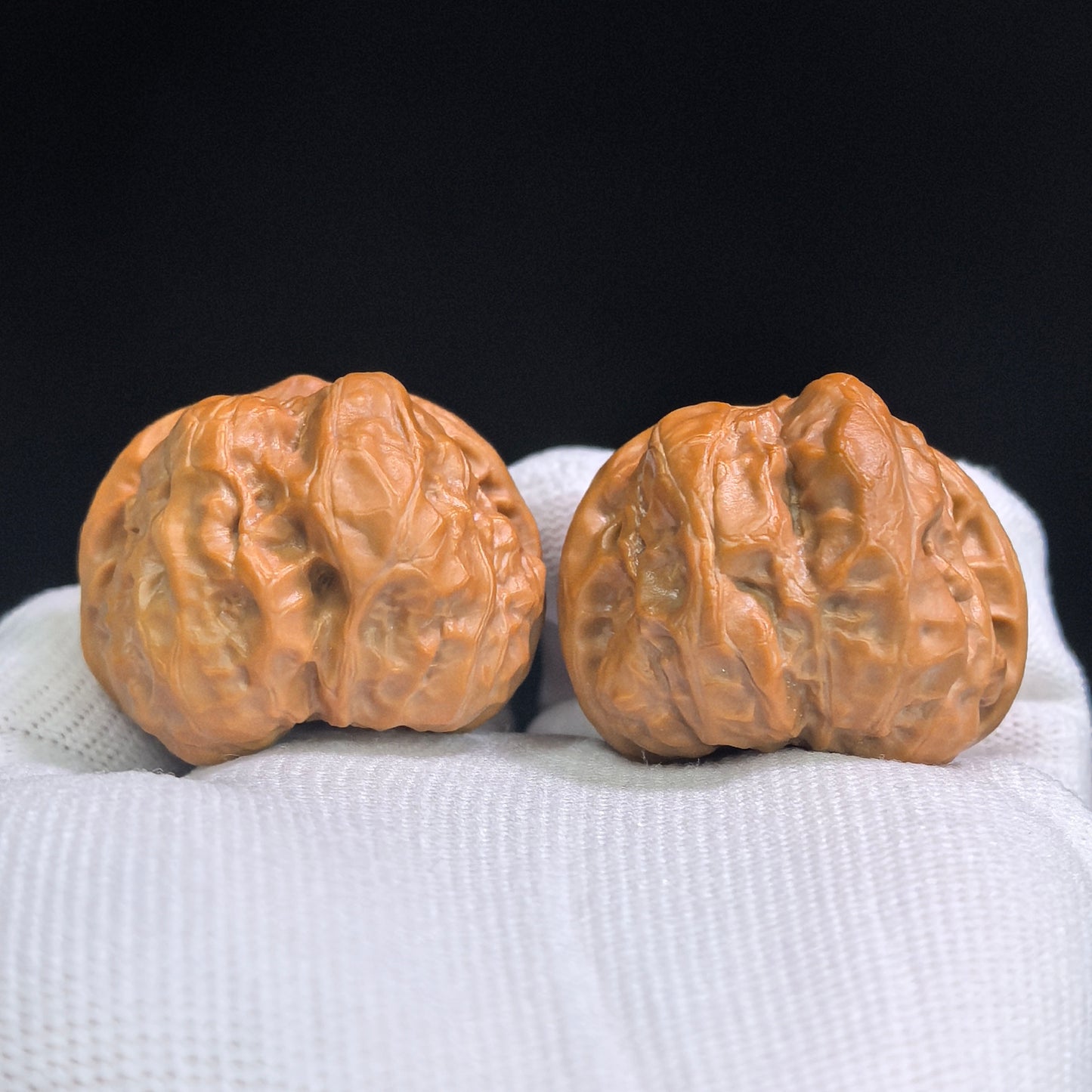 "Toad Head" Hamatou HMT-SY1G5 Classic Wenwan Walnuts Pair | 37.0mm x 37.0mm | HMT-SY1G5