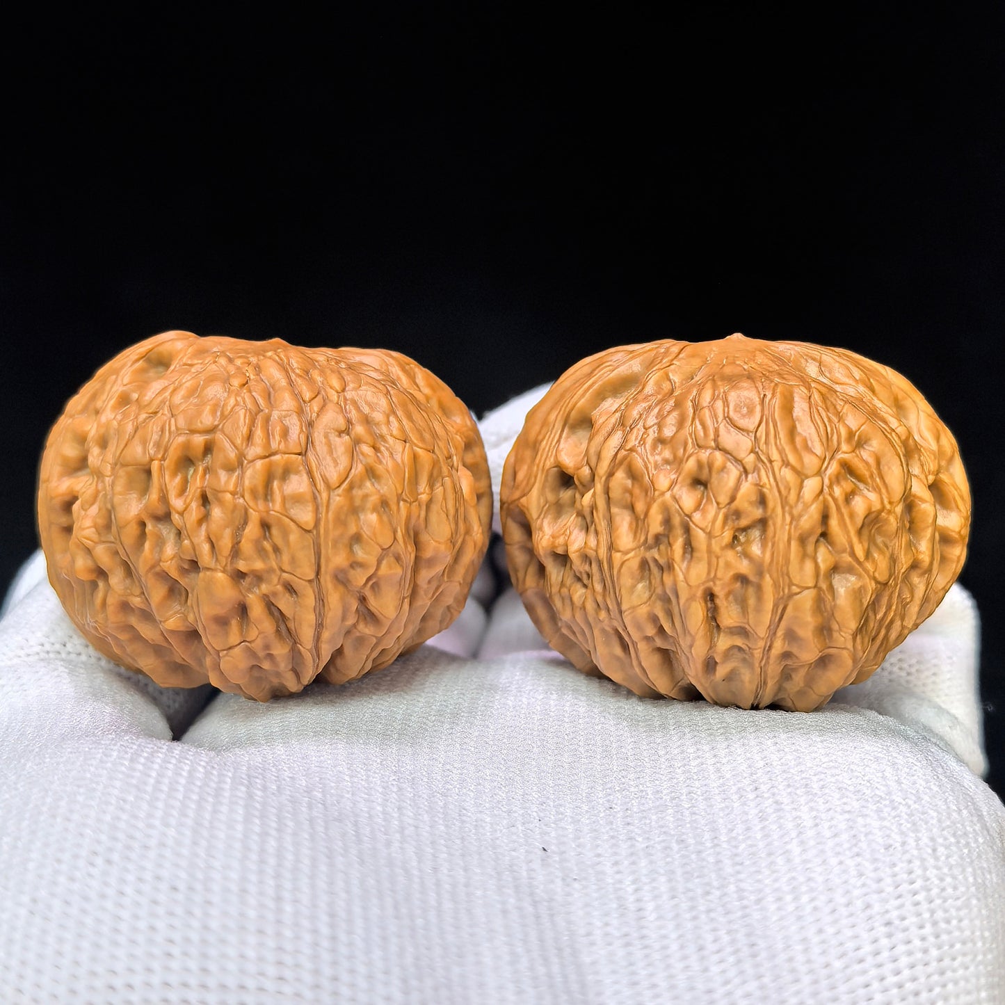 "Iron Hammer Sister" Tiechui Maimai TCMM-SY1C4 Low-Profile Wenwan Walnuts Pair | 41.0mm x 40.0mm | TCMM-SY1C4