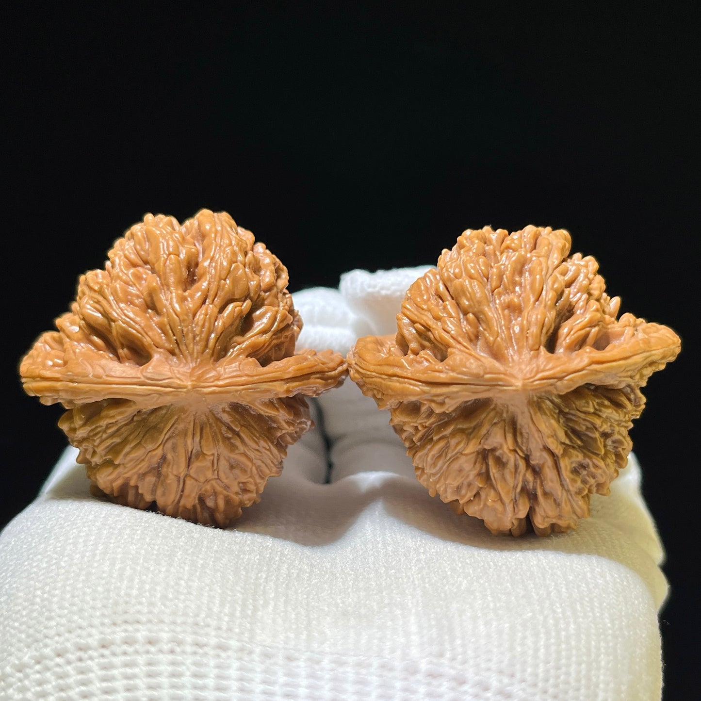 Sizuolou Lion Head (Si Zuo Lou) Scholar Walnuts Pair | 43.0mm x 40.0mm | Stock ID: SZL-1110