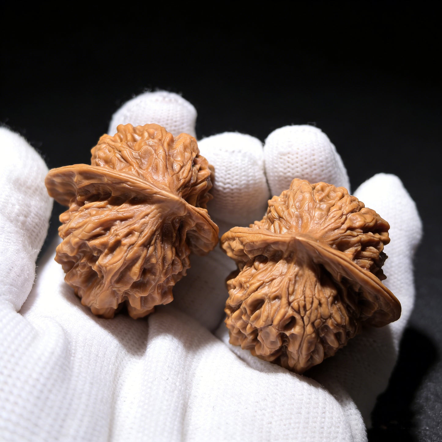 The "Horseshoe Half-Wall" (Ma Ti Ban Bi) Twin Pair | Boutique Grade | 36.0mm x 37.0mm | MTBB-401C