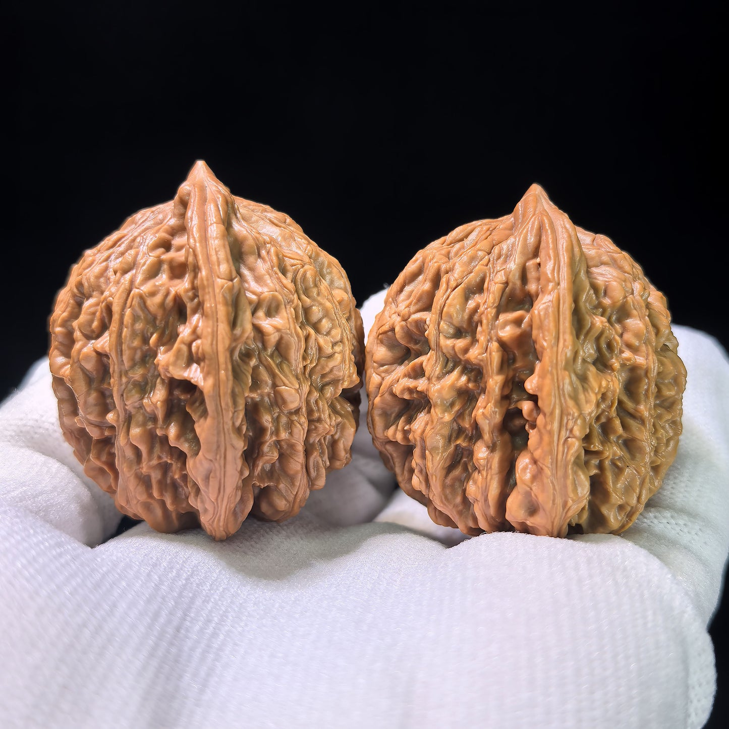 The "Wheat Ear" Tiger Head (Maisui Hutou) Matched Pair | 39.0mm x 38.0mm | MSHT-1203C