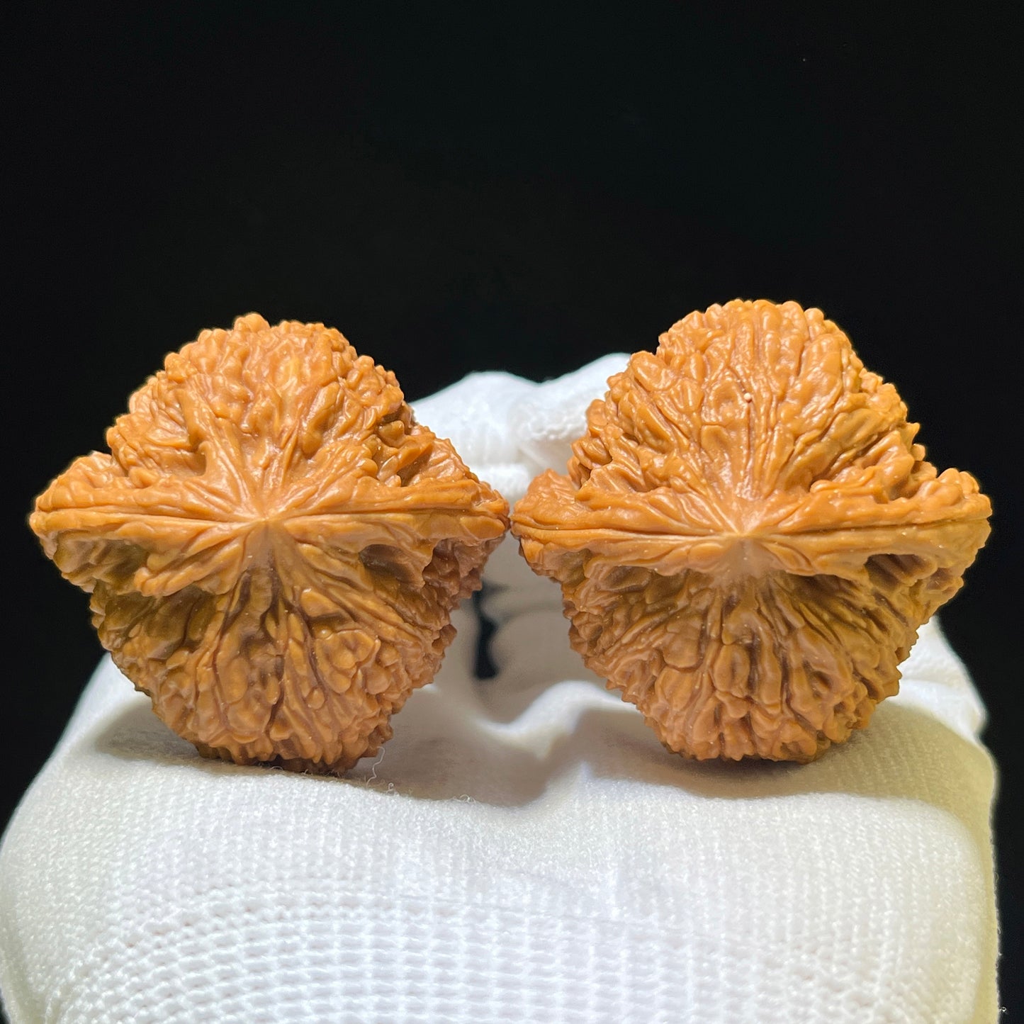 "Nanjiangstone" Nanjiangshi Wenwan Walnuts (Pair) | 41.0mm x 41.0mm | Stock ID: NJS-1105