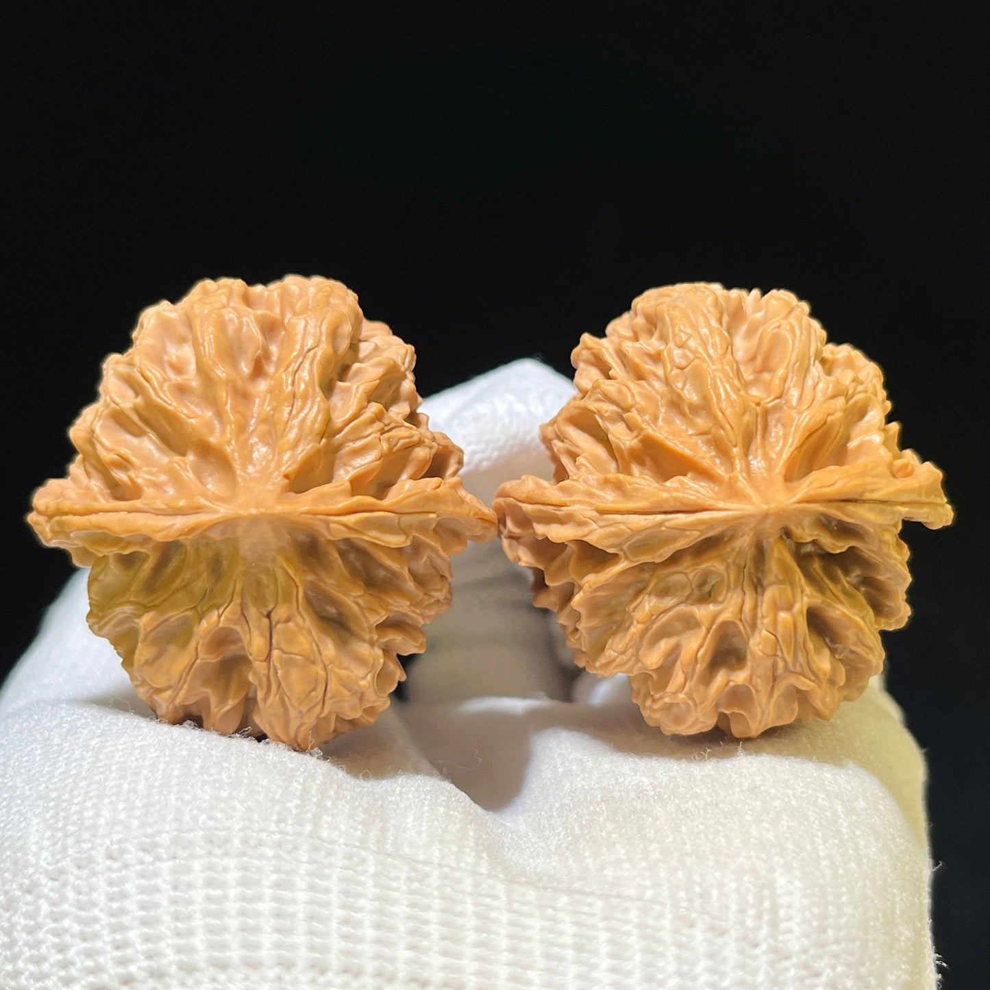 The Exquisite "Concave Base Apple Orchard" Aodi Pingguoyuan Collector Pair | 39.0mm x 40.0mm | ADPGY-1103