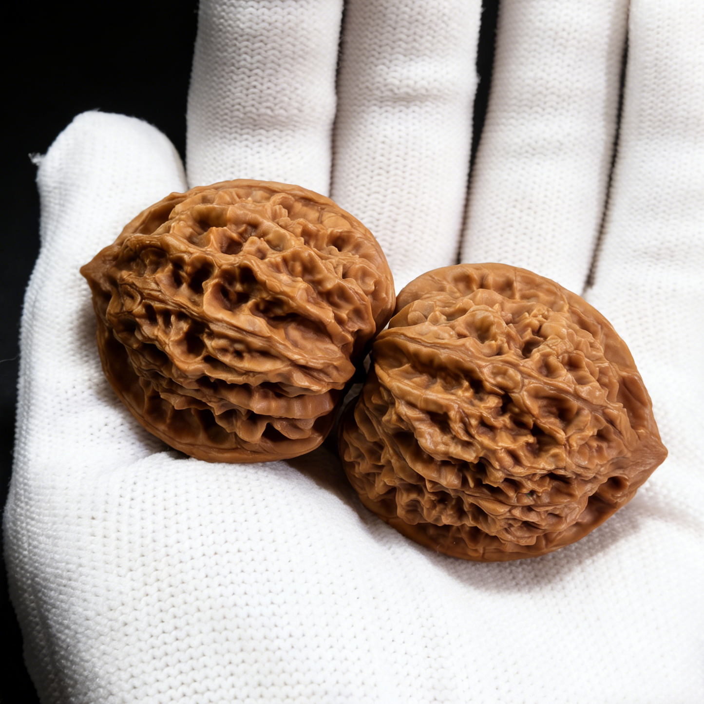 The "Lantern" (Deng Long) – Deep-Ribbed Classic with Lion-Head Build | 36mm Collector’s Pair