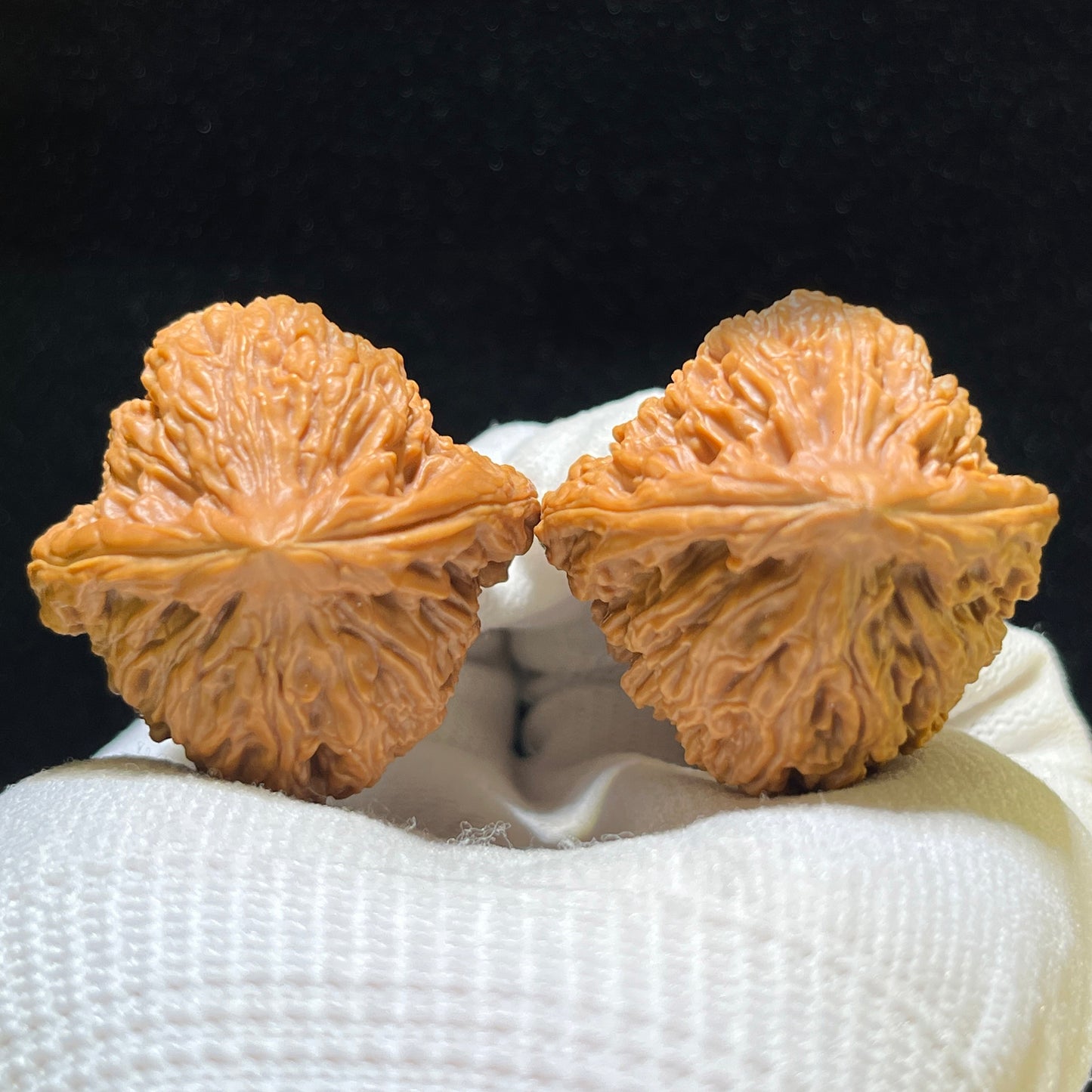 "Triangular Nanjiangshi" Sanjiao Nanjiangshi NJS-1115 Classic Wenwan Walnuts Pair | 36.0mm x 36.0mm | NJS-1115