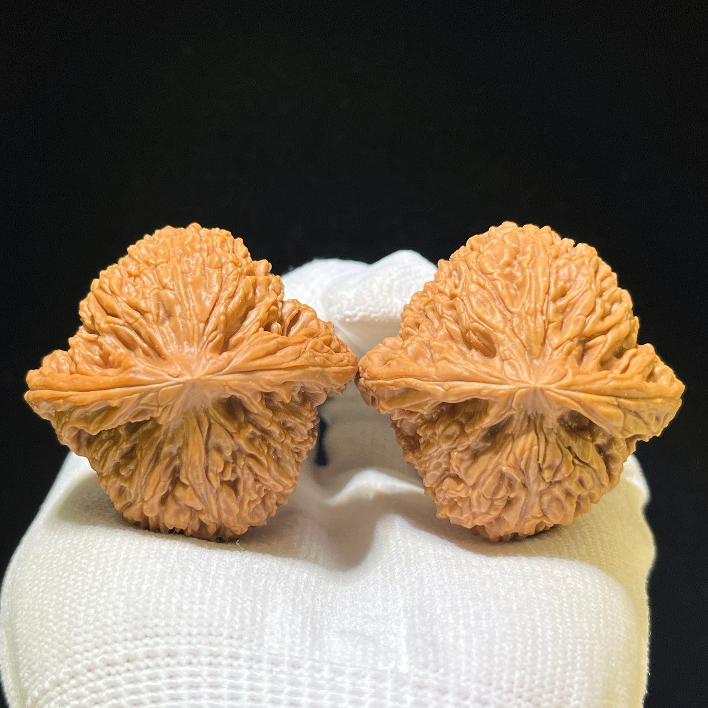 "Nanjiangshi" Nanjiangshi Wenwan Walnuts (Pair) | 43.0mm x 43.0mm | Stock ID: NJS-1107