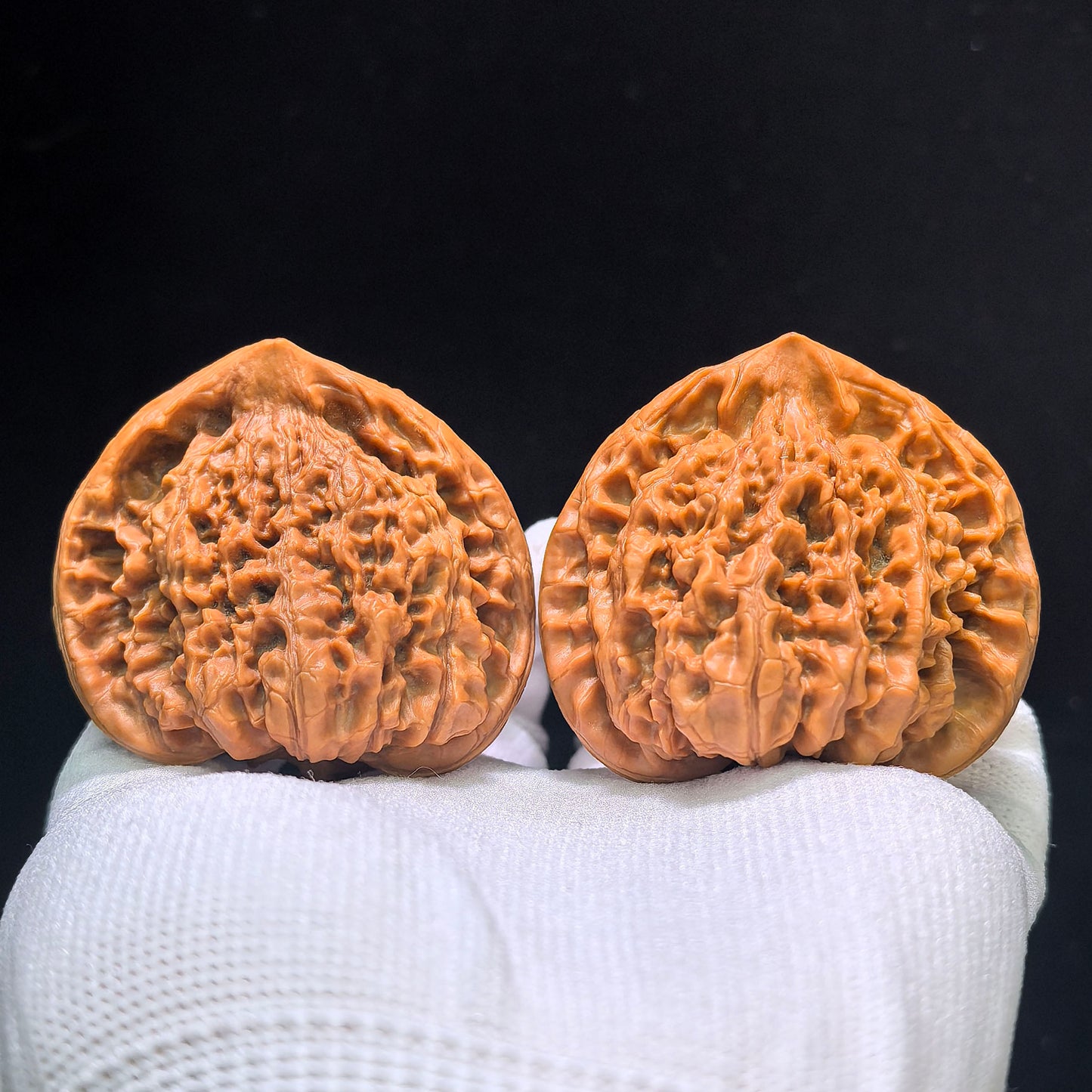 "Kylin Texture Snake Head Treasure Bowl" Qilinwen Shetou Jubaopen Wenwan Walnuts Pair | 50.0mm x 47.0mm | QLWSTJBP-CG212E
